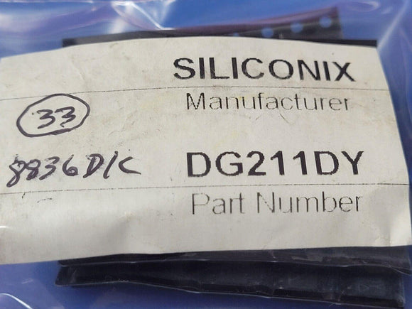 (2 PCS) DG211DY SILICONIX Analog Switch Quad SPST 16-Pin SOIC