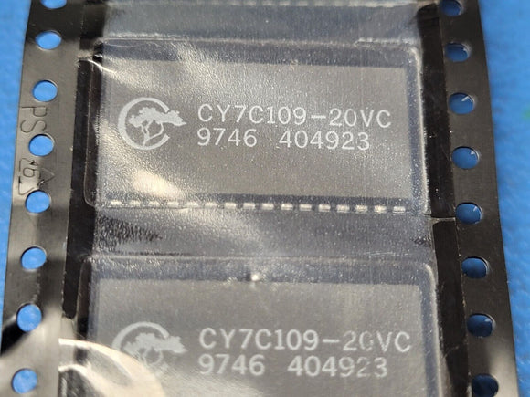 (2 PCS) CY7C109-20VC CYPRESS Standard SRAM, 128KX8, 20ns, CMOS, SOJ-32