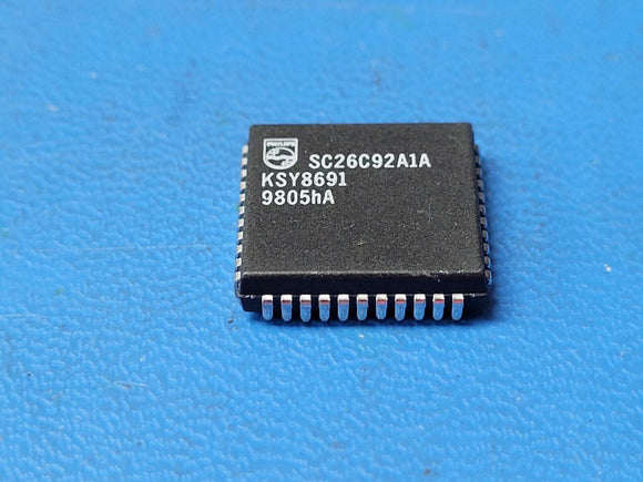 (1 PC) SC26C92A1A PHILIPS Serial I/O Controller 2 Channel 0.125MBps CMOS PLCC44
