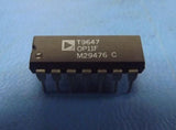 (1PC) OP11FP Op Amp, 4 Func, 3000uV Offset-Max, BIPolar, PDIP14