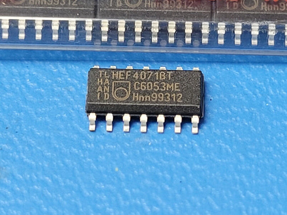 (10 PCS) HEF4071BT PHILIPS OR Gate IC 4 Channel 14-SOIC