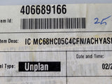 (1PC) MC68HC05C4CFN MOT Microcontroller, 8-Bit, MROM, 2.1MHz, CMOS, PLCC44
