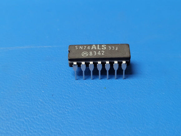 (2 PCS) SN74ALS33J MOT NOR Gate IC 4 Channel Open Collector CDIP-14
