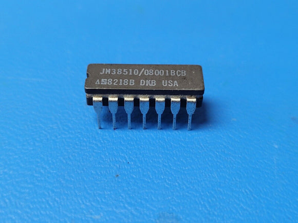 (1 PC) JM38510/08001BCB SIGNETICS AND Gate 3-Element 3-IN Bipolar CDIP14
