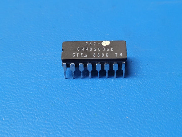 (1 PC) CW402036D GTE INTEGRATED CIRCUIT 16 PIN CDIP