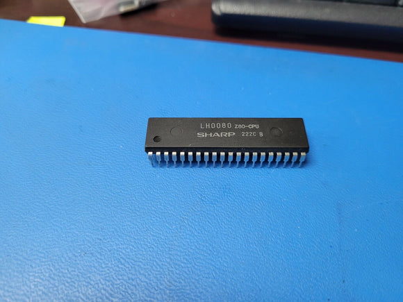 (1 PC) LH0080 Z80-CPU SHARP Microprocessor, 8-Bit, 2.5MHz, NMOS, PDIP40