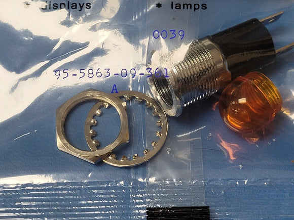 (1 PC) 095-5863-09-361 DIALIGHT Lamp Holders & Accessories MIN PANEL IND