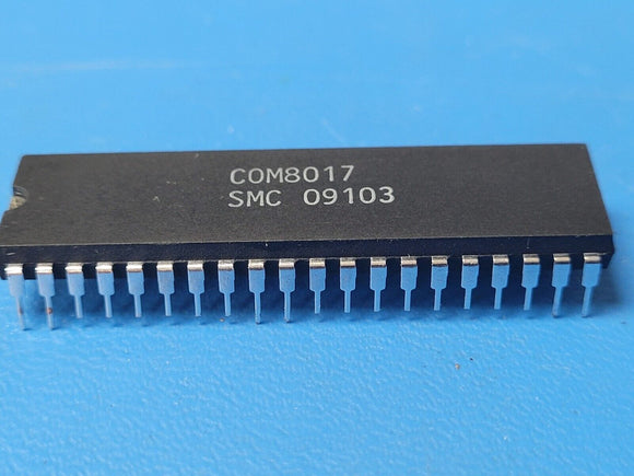 (1 PC) COM8017 SMC IC,UART,MOS,DIP,40PIN,PLASTIC