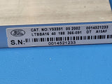 ECI TELECOM CAT. NO: Y53351 HEAT SINK ALUMINUM L=10 7/8" X W=3 3/8" X H=1/2"