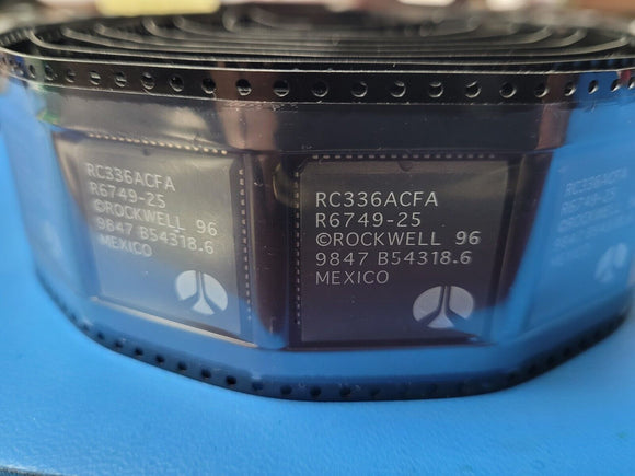 (1 PC) RC336ACFA, R6749-25 ROCKWELL SEMICONDUCTOR IC 68 PIN PLCC