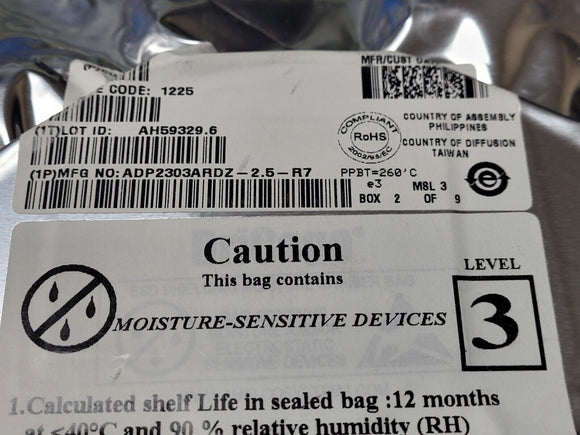 (10 PCS) ADP2303ARDZ-2.5-R7 AD IC REG BUCK 2.5V 3A 8SOIC ROHS