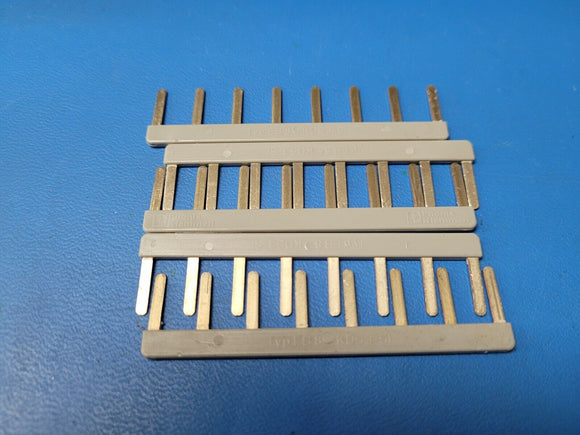 (1 PC) 1780125 PHOENIX CONTACT JUMPER TERM BLK 8POS FLAT PIN