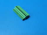 (1 PC) 1827208 PHOENIX CONTACT TERM BLOCK PLUG 10POS 3.81MM