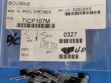 (25 PCS) TICP107M BOURNS SCR 600V 1A 200uA -40c to +110c TO-92-3