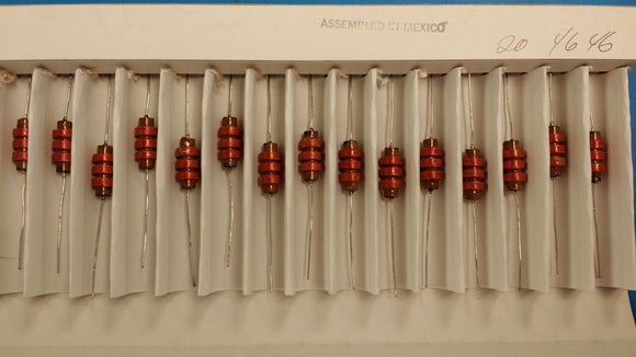 (2 PCS) 4646 JW MILLER Fixed R.F. Inductors 240uH 5%