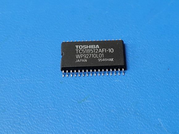 (2 PCS) TC518512AFI-10 TOSHIBA 512KX8 100ns PSEUDO STATIC RAM SOIC-32
