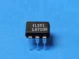 (5 PCS) IL251 SIEMENS OPTOISO 5.3KV TRANS W/BASE PDIP-6