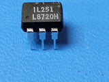 (5 PCS) IL251 SIEMENS OPTOISO 5.3KV TRANS W/BASE PDIP-6