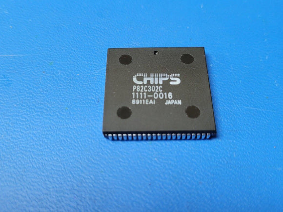 (1 PC) P82C302C CHIPS AT/386 Chipset IC, PLCC-84