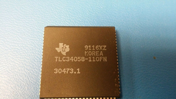 (1 PC) TLC34058-110FN TI Palette DAC, 1280 X 1024 Pixels, CMOS, PLCC-84