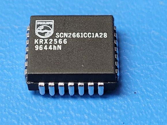 (1 PC) SCN2661CC1A28 Serial I/O Controller, 1 Channel, 0.125MBps, NMOS, PLCC28