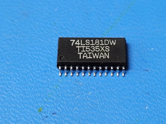 (1 PC) SN74LS181DW TI Arithmetic Logic Unit, LS Series, 4-Bit, TTL, SOIC24