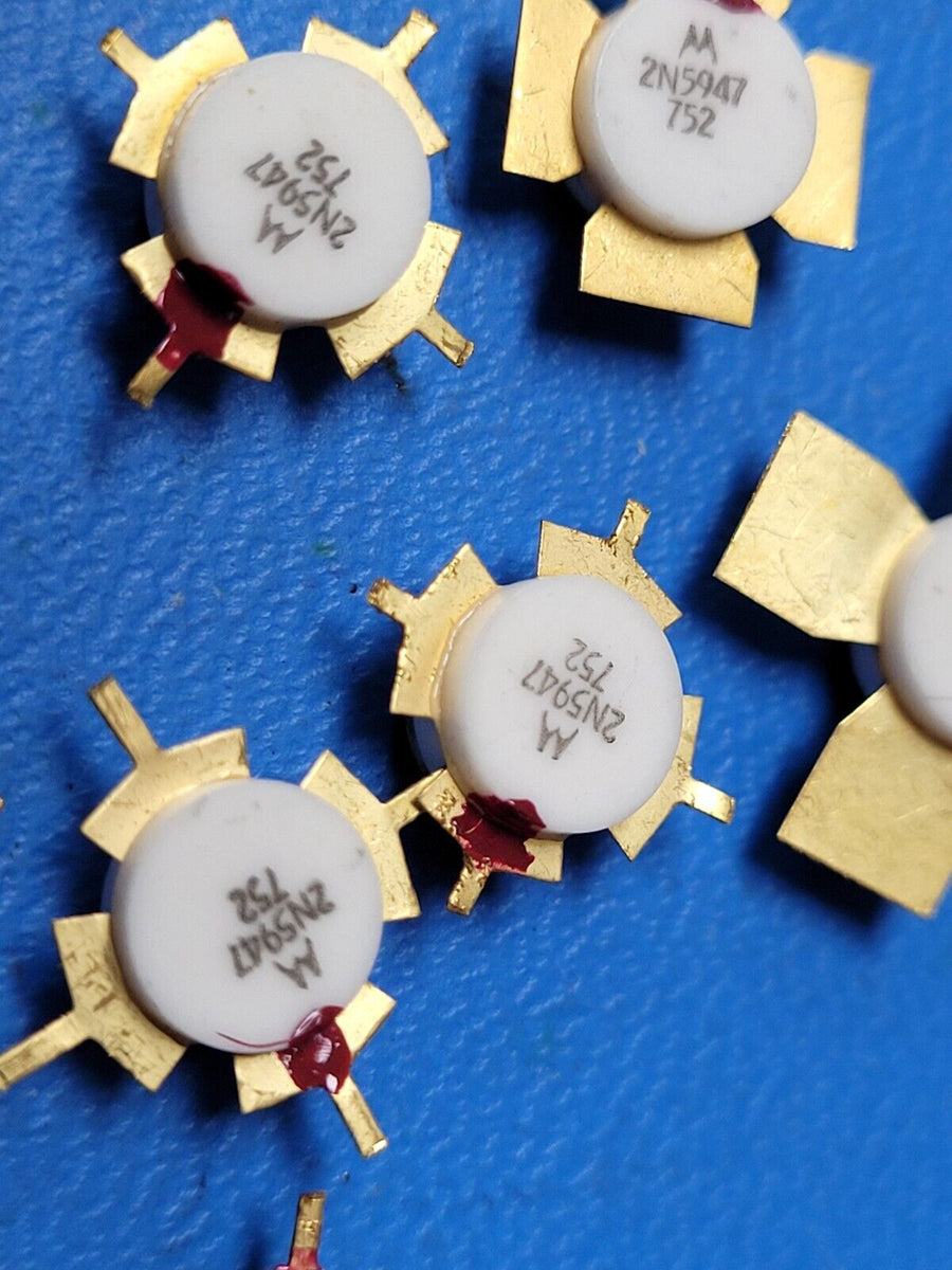 (1 PC) 2N5947 MOT RF HIGH FREQUENCY TRANSISTOR SILICON NPN StX-8 CASE ...