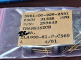 (2 PCS) 2N3642 500mA, NPN, Si, SMALL SIGNAL TRANSISTOR TO-105