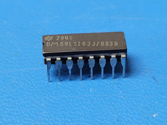 (1 PC) DM54LS163J/883B NSC Binary Counter Synchronous Up Direction TTL CDIP16
