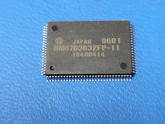 (1 PC) HM67B3632FP-11 HITACHI Cache SRAM, 32KX36, 11ns, MOS, QFP100