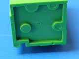 (1 PC) 10574.1 Conta-Clip PCB terminalEccentric6 Poles 32.5 mm Green