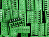 (1 PC) 10574.1 Conta-Clip PCB terminalEccentric6 Poles 32.5 mm Green