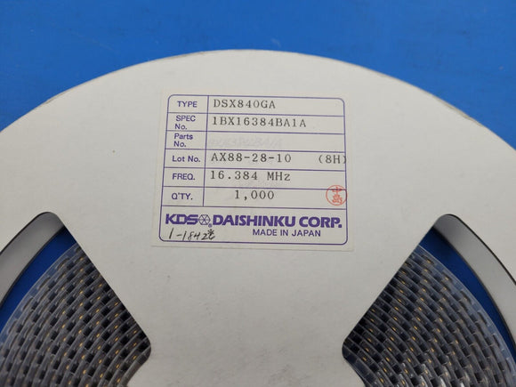 (1000) DSX840GA16.384MHz KDS 16.384MHZ SMT CRYSTAL