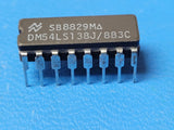 (1 PC) DM54LS138J/883C NSC Decoder/Driver, TTL, CDIP16