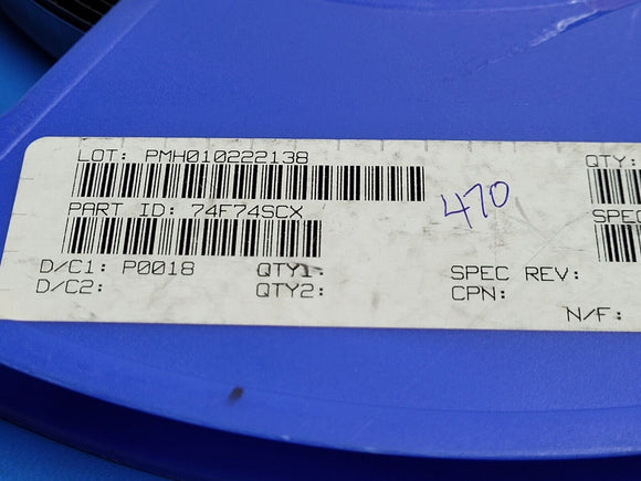 (10 PCS) 74F74SCX FSC IC FF D-TYPE DUAL 1BIT 14SOIC