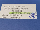 (50 PC) MHC4516S800WB Passive Filter 100.0 MHz 6.0 A 0.015 ohm Csae 1806 Ferrite