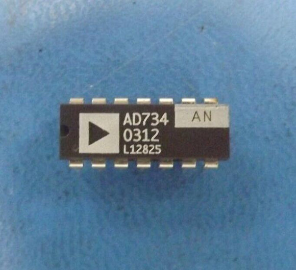 (1PC) AD734AN  Multiplier/Divider, 1 Func, 40MHz Band Width, BIPolar, PDIP14