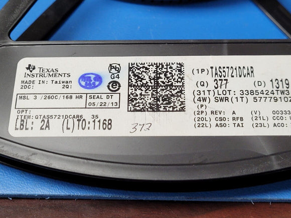 (10 PCS) TAS5721DCAR TI IC AMP CLASS D STER 10W 48HTSSOP ROHS