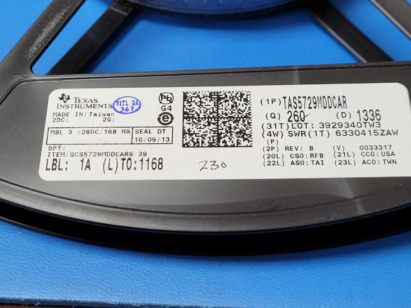 (1 PC) TAS5729MDDCA TI IC AMP CLSS D MONO/STER 48HTSSOP ROHS