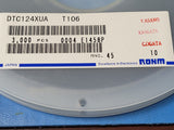 (100 PCS) DTC124XUAT106 ROHM TRANS PREBIAS NPN 50V UMT3
