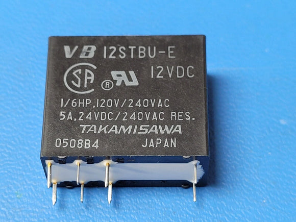 (1 PC) VB-12STBU-E FUJITSU Electromechanical Relay DPDT 5A 12VDC 270Ohm