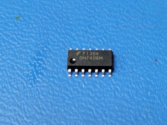 (10 PCS) DM7406M FSC/NSC Inverter IC 6 Channel Open Collector 14-SOIC