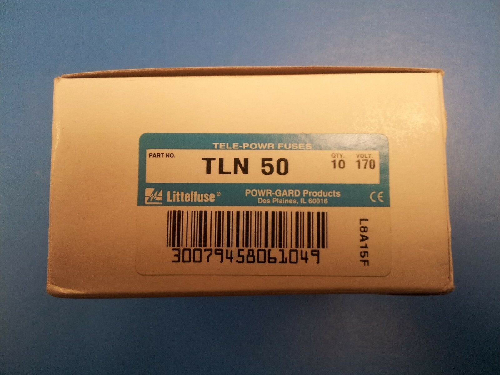 0TLN050.T or TLN050 or TLN50 FUSE FAST/ACTING, TELE-GARD, 50A 