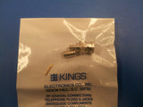 (2 PC) KINGS ELECTRONICS 2065-7-9 BNC 75 Ohm Male Straight Crimp Plug RG-59 Type
