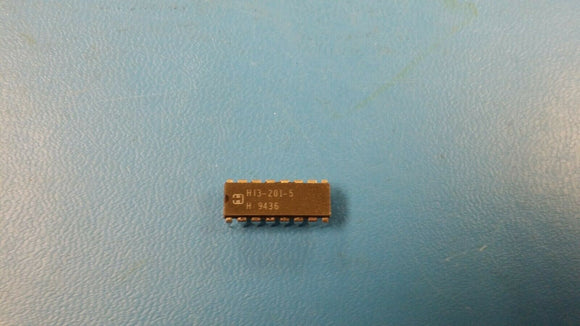 (2 PCS) HI3-201-5 New Plastic Dual/Quad SPST CMOS Analog Switches 16-Pins