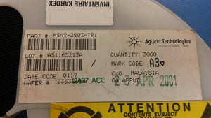 (10 PCS) AGILENT HSMS-2803-TR1 Schottky Diodes & Rectifiers 70 VBR 2 pF