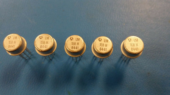 (2 PCS) LM158H SGS OP Amp Dual GP ±16V/32V 8-Pin TO-99