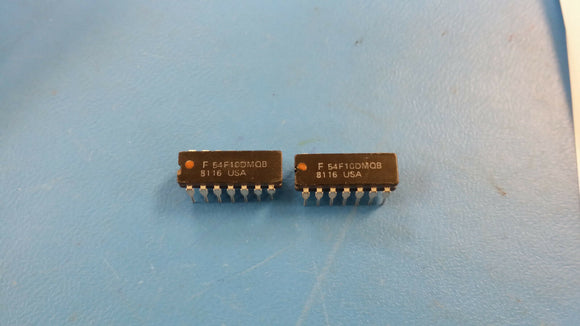(2 PCS) 54F10DMQB FAIRCHILD SEMI. NAND Gate 3-Element 3-IN Bipolar 14-Pin CDIP