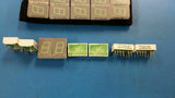 (4PCS) HDSP-4601 HP  Displays Segmented Module 1DIGIT 8LED Green CA 14-Pin DIP