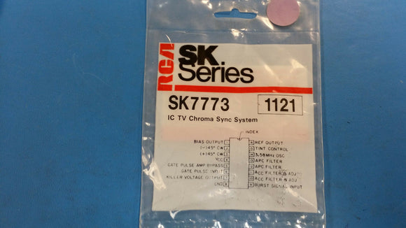 (1 PC) SK7773 (NTE1121 EQUAL) IC TV CHROMA SYNC SYSTEM